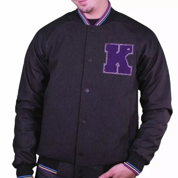 Kr3w MULTI COLOR Varsity Leather Jacket - Picture 8 of 13